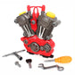 Build Your Own Engine Overhaul Toy Set With Light & Sound xmas Gift For Kids