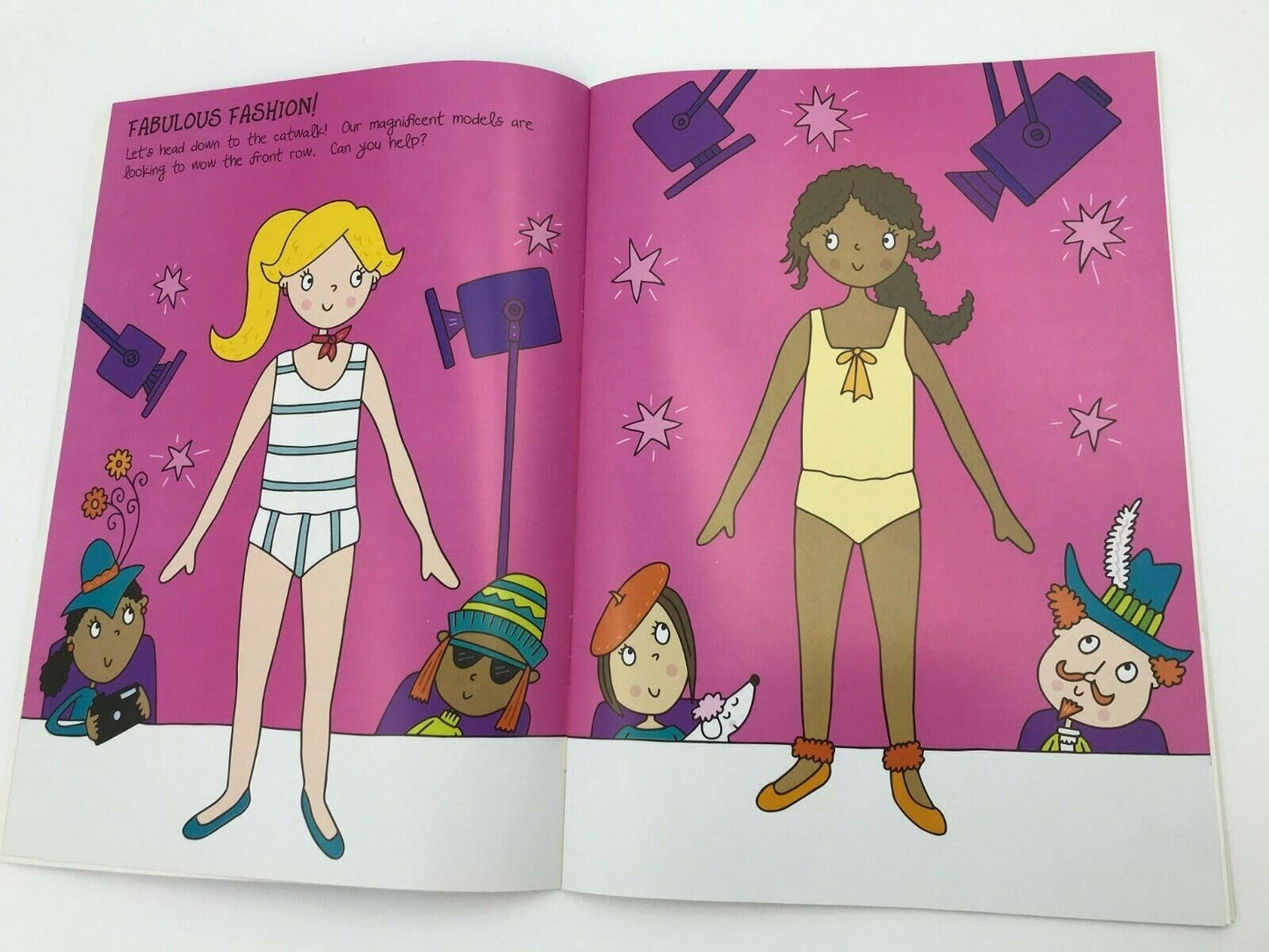 My Fabulous Fashion Show Sticker Book - 8 scenes to dress the characters