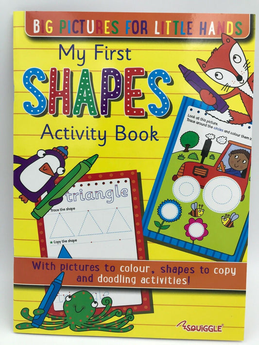 My First Shapes Activity Book - Activity book with 16 Pages