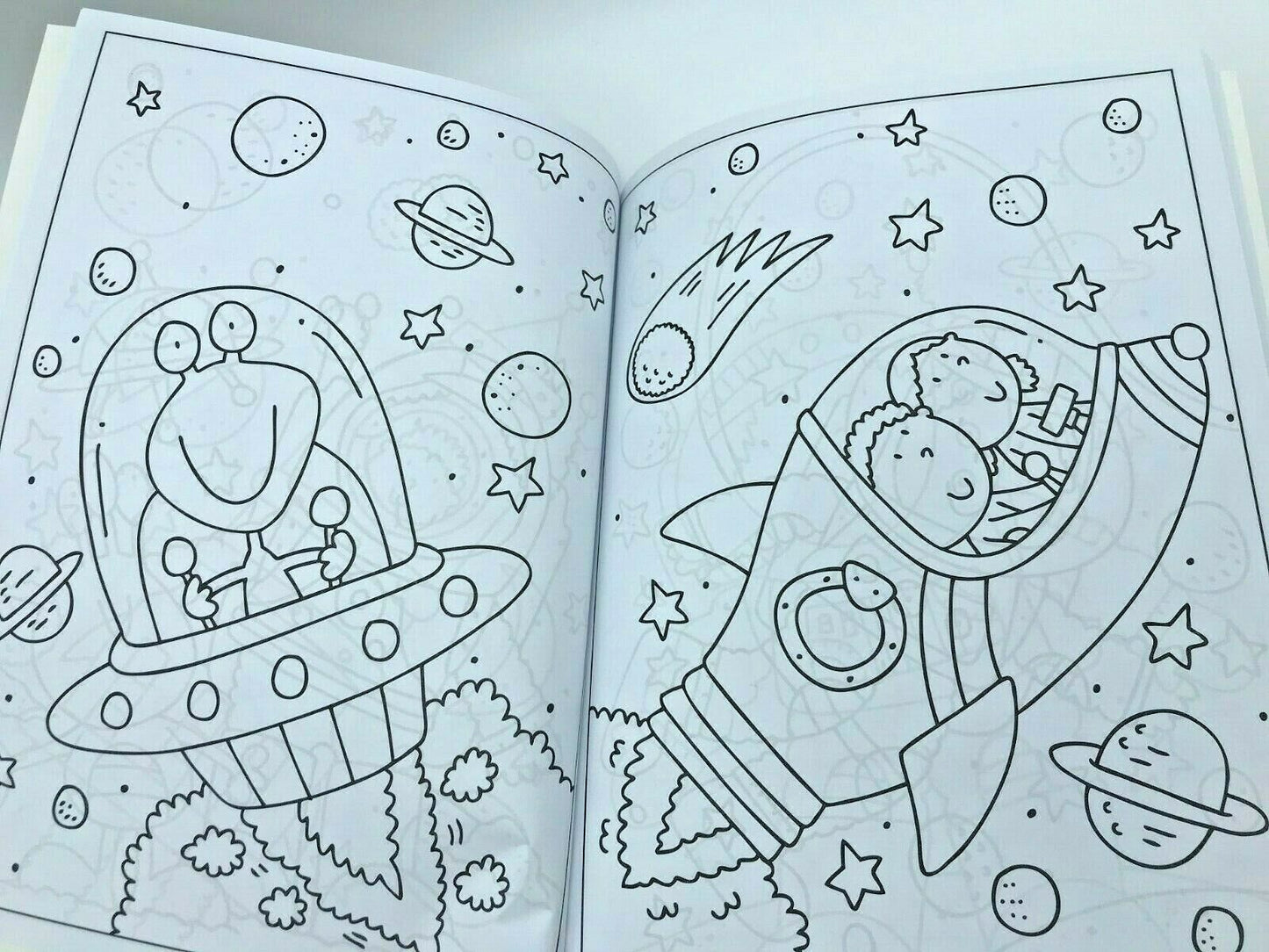 Colouring Books for Boys Dinosaur Alien Digger Teletubbies Nursery Rhymes Minion