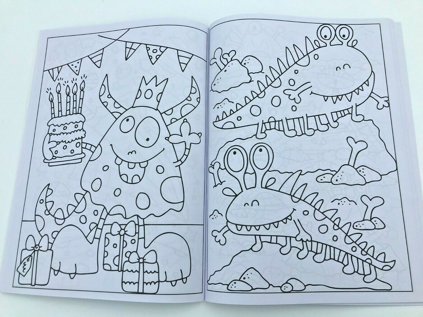 Colouring Books for Boys Dinosaur Alien Digger Teletubbies Nursery Rhymes Minion