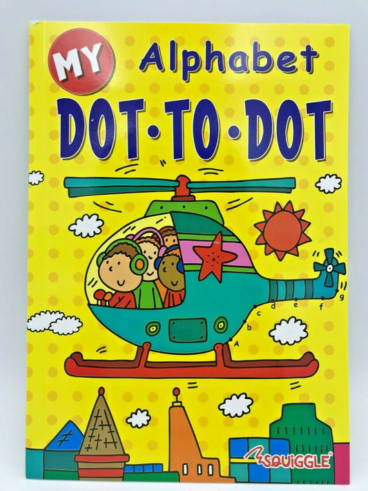 Boys Alphabet Dot-To-Dot - Themed Books To Aid Alphabet Learning