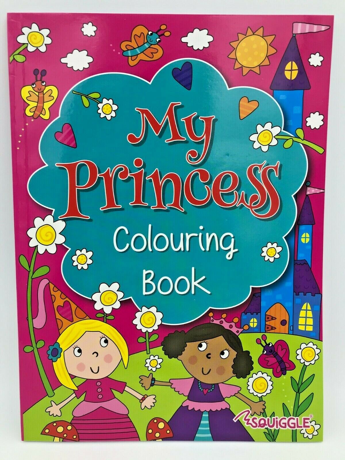 Colouring Books for Girls Princess Ballerina Teletubbies Nursery Rhymes Pencils