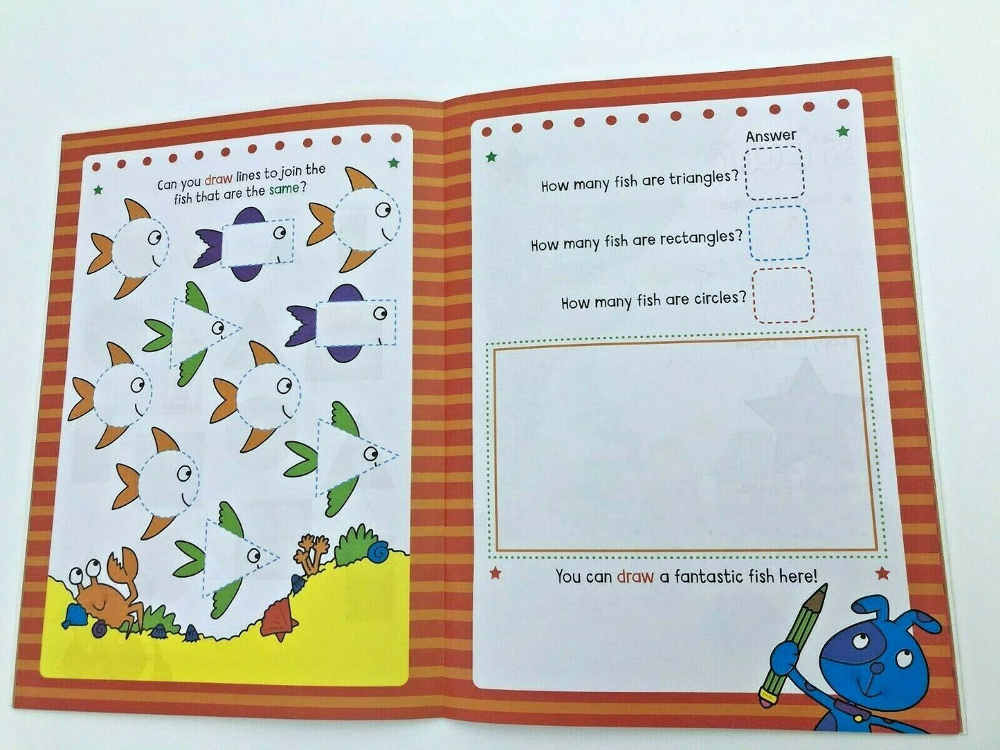 My First Shapes Activity Book - Activity book with 16 Pages