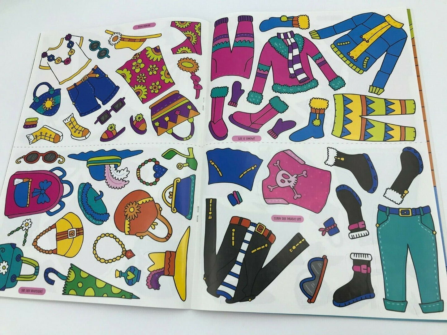 Fab Fashion Designer Sticker Book - 8 scenes to dress the characters