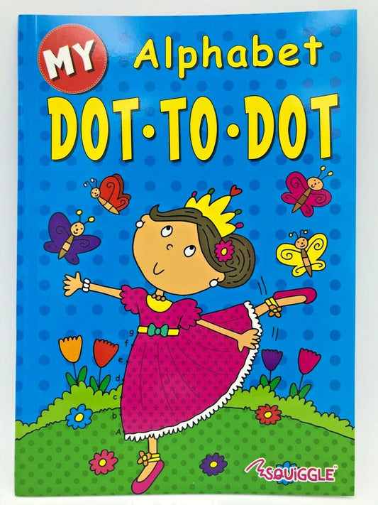 Girls Alphabet Dot-To-Dot - Themed Books To Aid Alphabet Learning