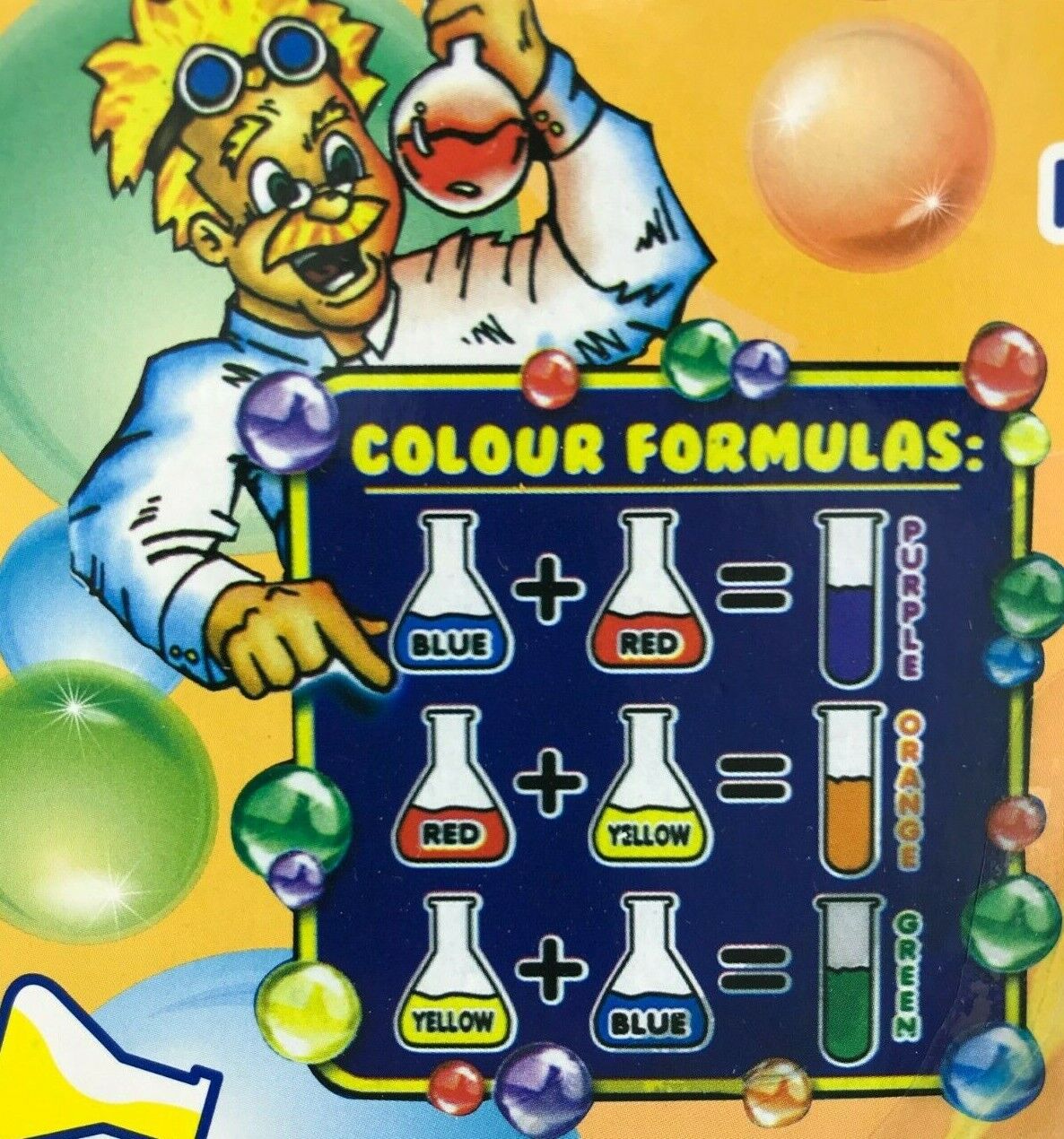 Rainbow Bubbles - Primary colour mixing set