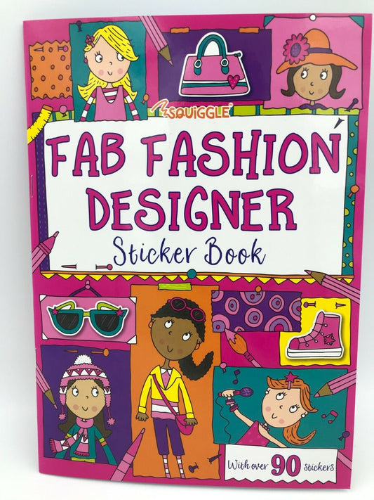 Fab Fashion Designer Sticker Book - 8 scenes to dress the characters