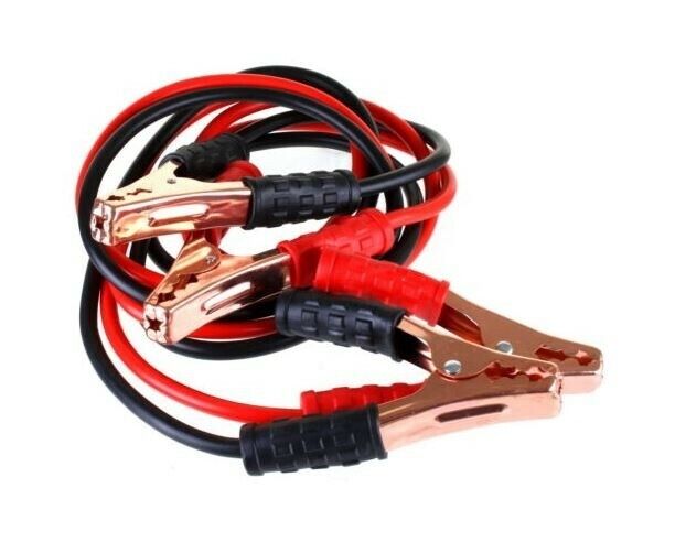 Jump Leads 400a Brass Core PVC Coated Car Jump Lead - Black/Red - 2.5m