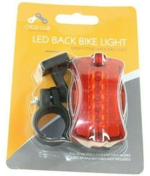 Rear Bike Jogging Running Light Bicycle Red Back LED Accessories Multi Function