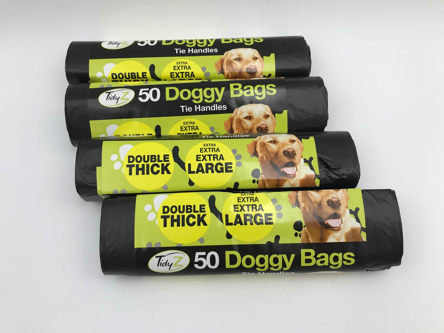 Rolls of 50 - Tidyz Extra Large Poop Bags (16 Micron)