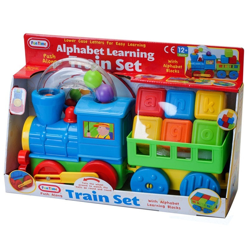 Train Set with Trailer & Blocks (12 Months+)